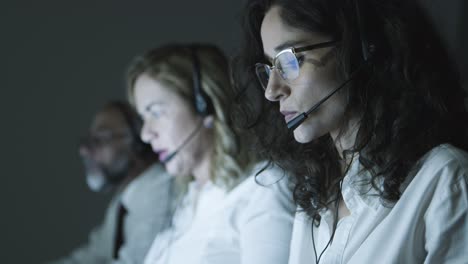 Focused-call-center-operators